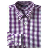 OEM Soft Mineral Purple Checks Men's Buttondown Shirt (WXM289)