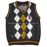 Children's Intarsia Vest Sweater/ Campus Uniform (KX-CB43)