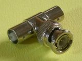 BNC Male to Double BNC Adaptor Connector (YO 1-071)