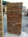 Yellow Slate Stacked Stone for Wall Cladding (YS-Q-031)