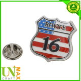 Nickel Plated Enamel Lapel Pin Badge (UM-3987)
