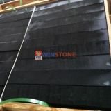 China Flamed G684 Black Granite Step Stone