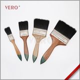 Black Bristle Paintbrush with Good Quality Wooden Handle (PBW-046)