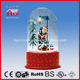 Round Ball Shape Top Christmas Decoration with Snow