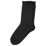 Black Wool Crew Socks