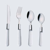 Stainless Steel Flatware With Plastic Handle (YF-130)