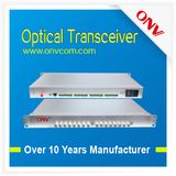 16 Channel Video Fiber Transceiver, 16CH Video