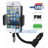 3 in 1 Hands Free Car Charger Universal All Channel Car FM Transmitter for iPhone 5 / Touch 5