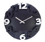 3D Plastic Wall Clock (YZ-3418)