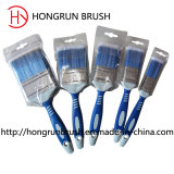 Rubber Plastic Handle Synthetic Filament Paint Brush (HYP024)