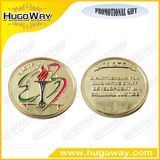 Brass Metal Coins with Soft Enamel