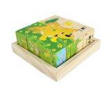 Wooden Nine Faces Jigsaw Puzzle Toys for Children