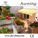 Economic Garden Prefab Remote Control Retractable Awning