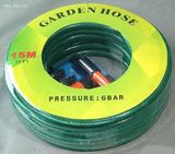 PVC Plastic Flexible Reinforced Fiber Braided Water Garden Hose