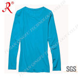 Simple and Decent Long Sleeve Sport T-Shirt (QF-S117)