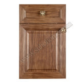 European Style MDF Kitchen Cabinet PVC Door Zz65A (Golden)
