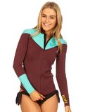 Ladies 2/1mm Long Sleeve Springsuit Wetsuit