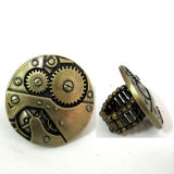 Fashion Jewelry Metal Screw Ring (hrg-10219)