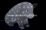 Acrylic Pig Light Decoration with LED (IL108262)