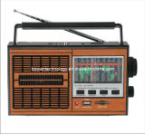 FM/AM/SW1-9 11 Band Radio MP3 Player (BW-102U)