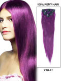 Vielt Color Brazilian Human Hair Clip in Hair Weave