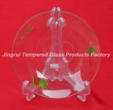 Glassware, Tempered Glass Plate for Decoration (JRRCLEAR0034)