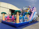 2015 New Design Undersea Marine Theme Inflatable Slide