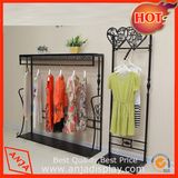 Metal Floor Garment Display Stand for Shop