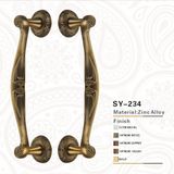 European Antique Style Zinc Alloy Classic Door Handle (SY-234)