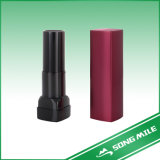 (D) 3ml Hot Sale Square Black Lipstick Tube with Red Cap