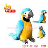 26cm Blue Simulation Macaw Plush Toys