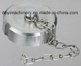 Stainless Steel Sanitary Hygienic 4-Slot Blank Nut with Chain (DY-N02)