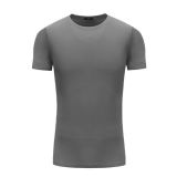 Cotton Spandex Dry Fit Soft Training Gym Fitted T Shirt