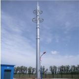 15m Steel Tubular Pole Top Build Tower Telecommunication Tower