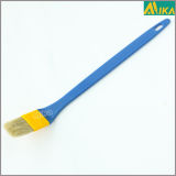 Blue Plastic Handle White Bristle Radiator Paint Brush