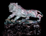 Jasper Red Agate Stone Tiger Carving