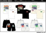100% Polyester Printing Shorts and T-Shirts Full Set