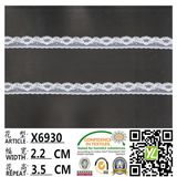 Garment Accessories Lace Jacquard Knitted Nylon Elastic Lace