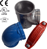 FM/UL Listed Standard Ductile Iron 90 Degree Elbow