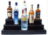 Black Acrylic Bar Liquor Bottle Display