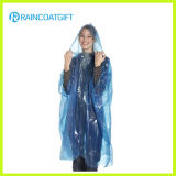 Cheap Blue PE Disposable Rainwear