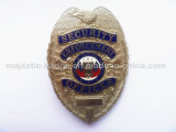 3D Gold Plating Police Badge