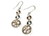 925 Silver Hang Earrings Fine Jewellery (sn0050)