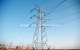 Electric Transmission Line Tower Angular Lattice Power Steel Tower