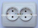 Euro Style 2 Gang Tripolar Wall Socket