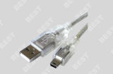 Clear Jacket USB Cable for Computer iPhone