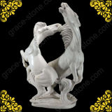 Stone Sculpture, Marble Sculpture, Horse, Marble Horse, Stone Horse (GS-A-014)