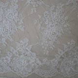 Beige Color French Corded Lace Fabric 3mtrs Length Bridal Lace