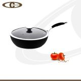Non-Stick Black Classic Coating Wok with Lid