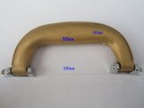 Gold Color Luggage Handle with PU Covered